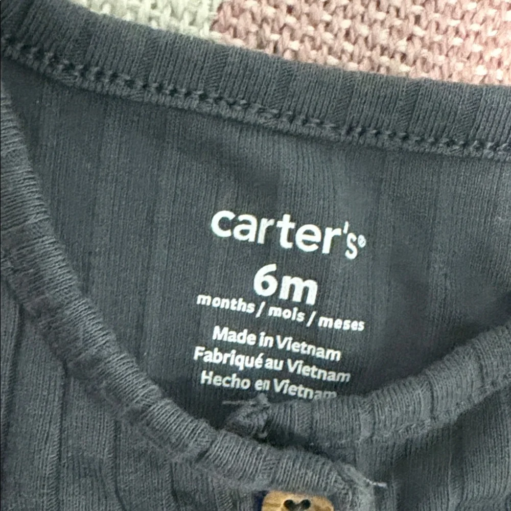 Carters charcoal romper